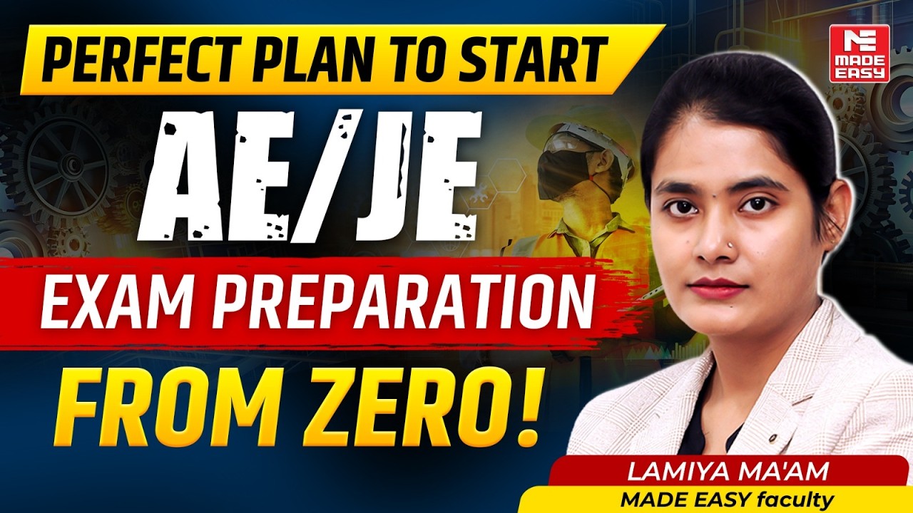 AE JE Exam Preparation Strategy | Complete Guide for SSC JE, RRB JE & State AE JE Exams!