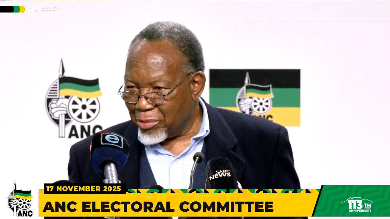 [LIVE NOW] MEDIA BRIEFING by ANC Electoral Committee in Johannesburg