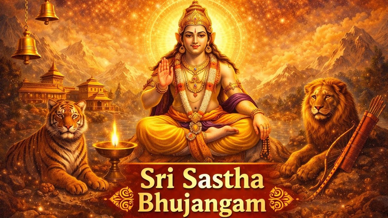 Sri Sastha Bhujangam 🙏 – Powerful Ayyappa Mantra | Param Jyoti Rupam