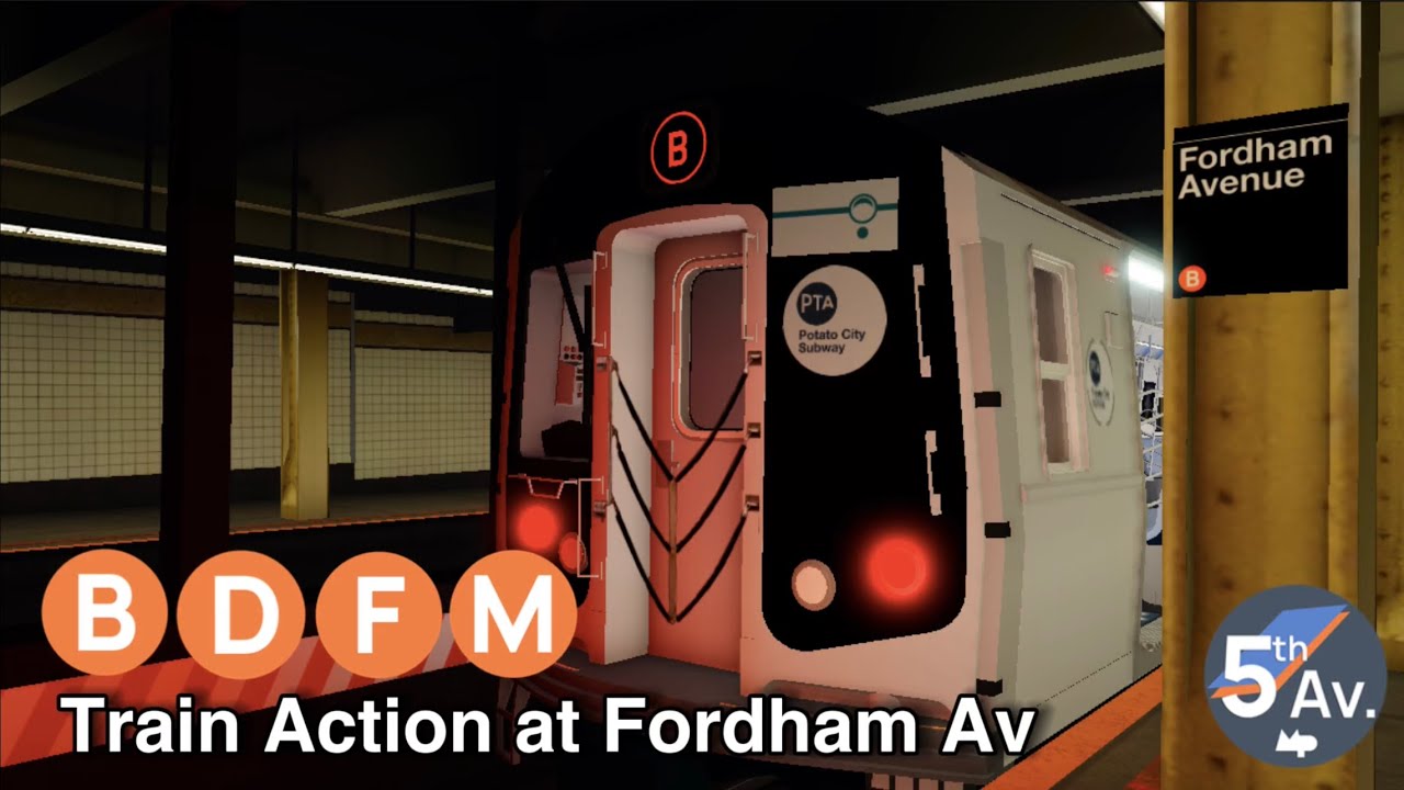 PTA Subway | B/D/F/M Train Action at Fordham Av