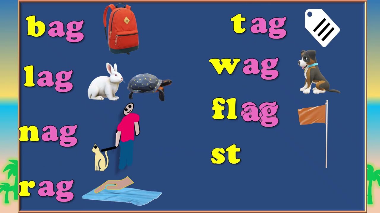 ag and eg word family | ag words and eg words | phonics | english words | CVC words #phonics