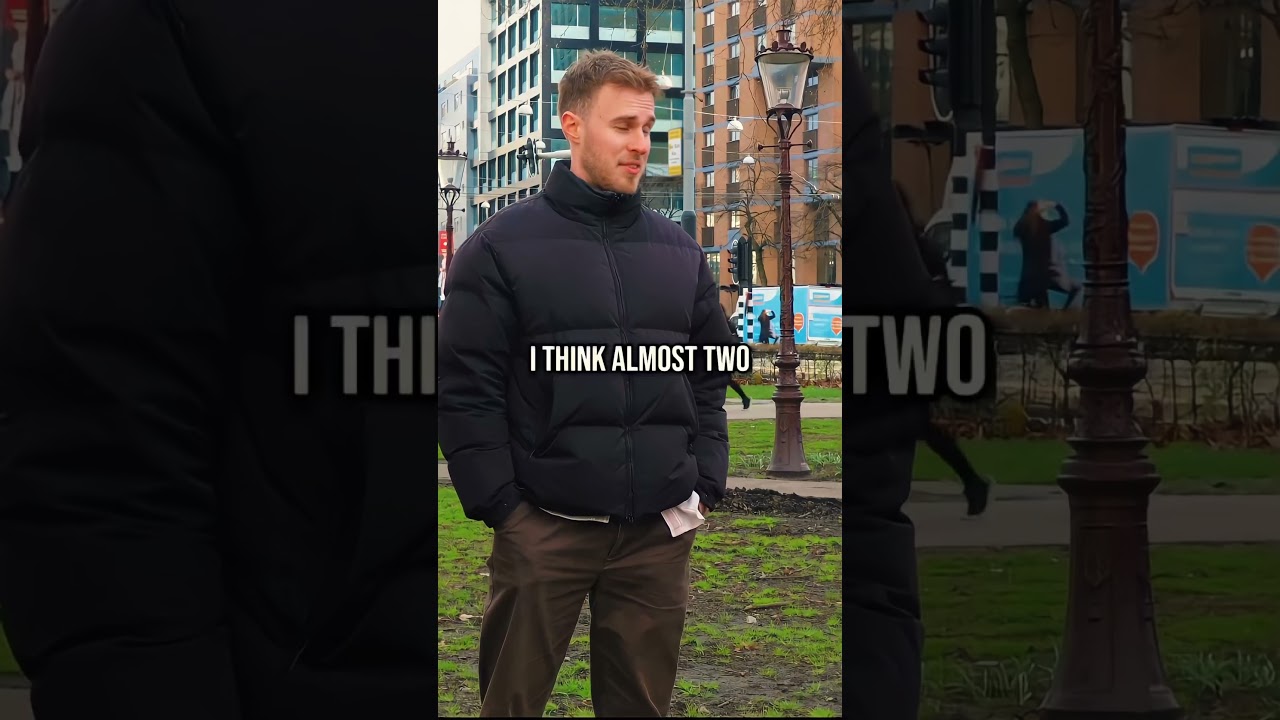How Tall are Dutch Men? |Are all Dutch Men Really Tall? #shorts #streetinterview #holland #amsterdam
