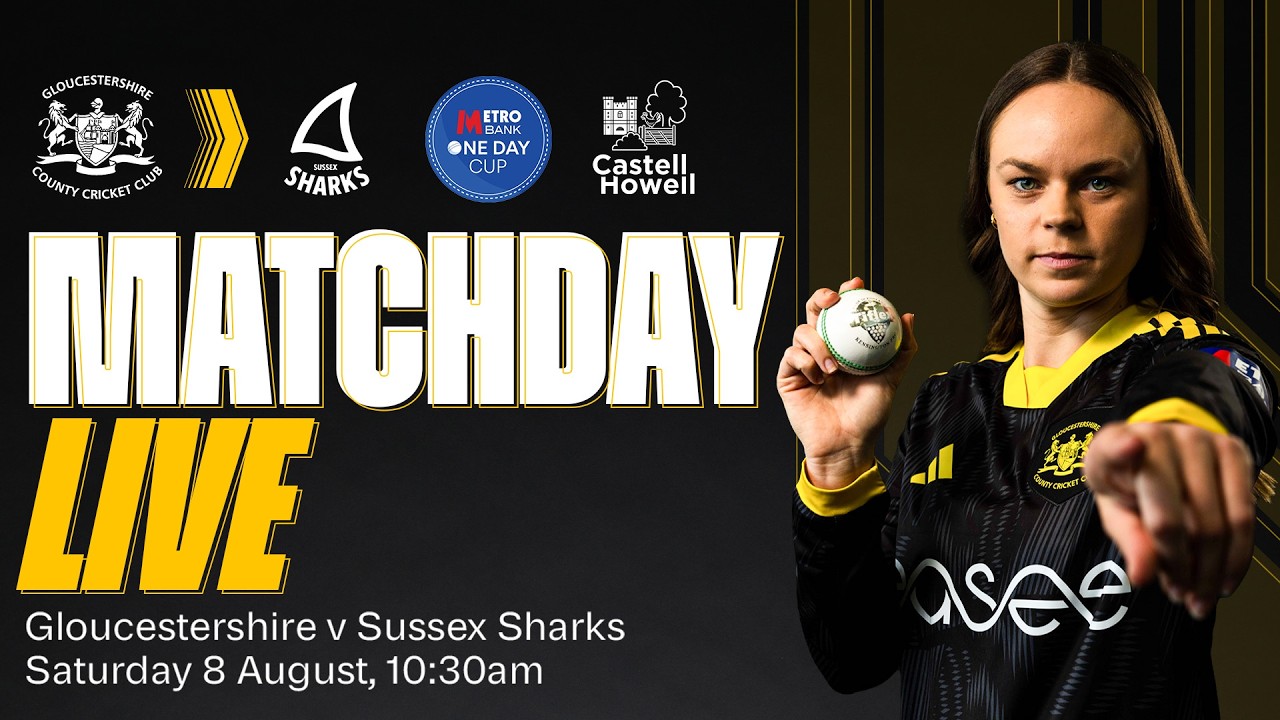 🔴 MATCHDAY LIVE | Gloucestershire Women v Sussex Sharks |  Metro Bank One Day Cup