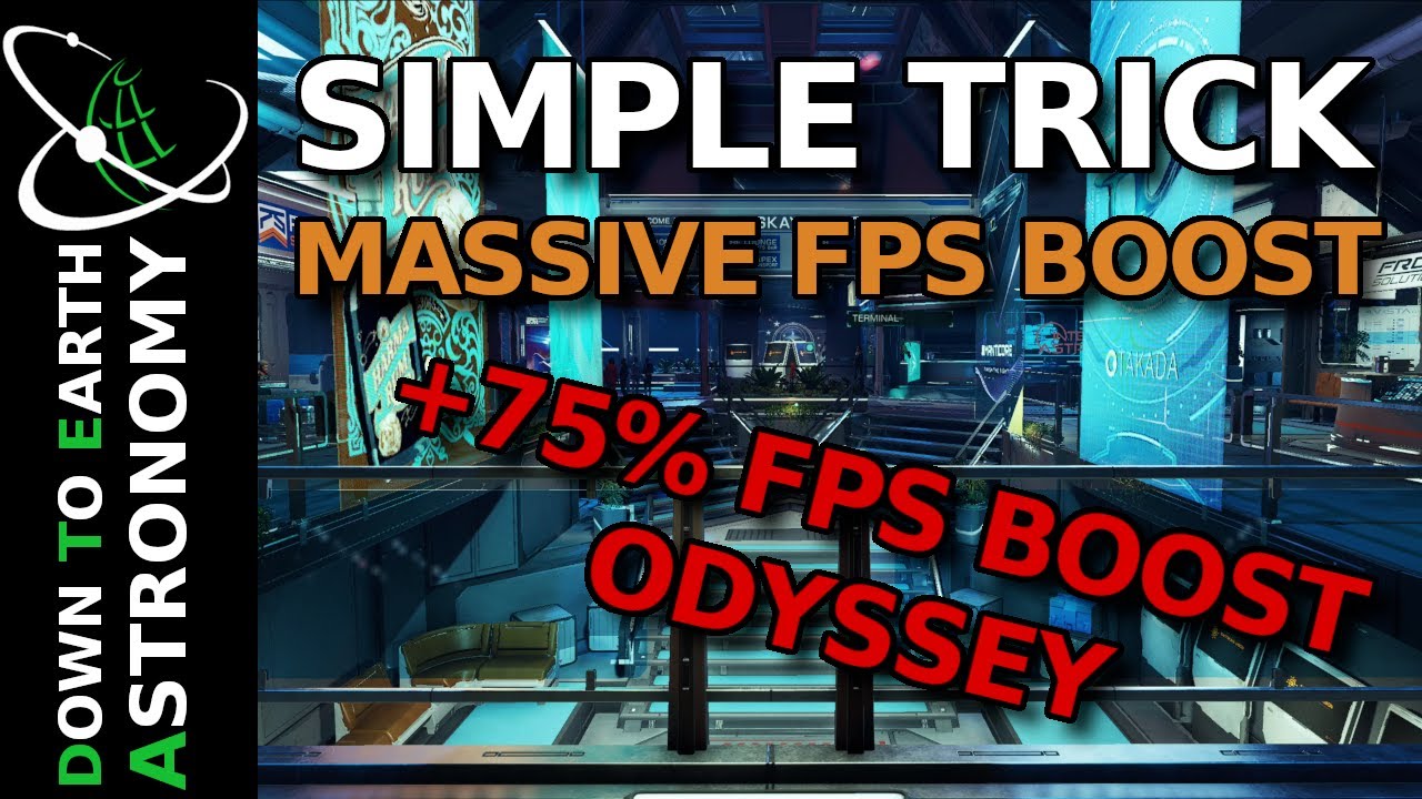 +75% FPS в Elite Dangerous Odyssey — AMD Fidelity FX