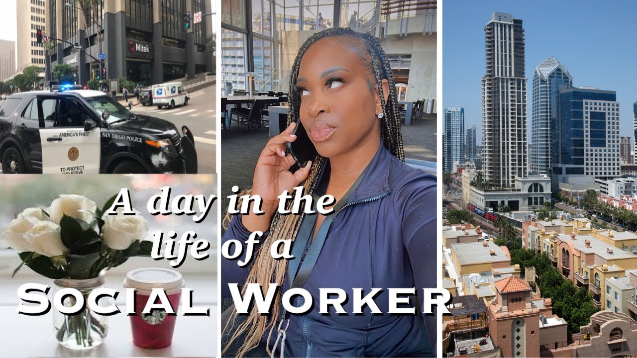 A day in the life of a SOCIAL WORKER. Come to work with me! 📝🤓 Ft. Madam Glam! 💅🏽