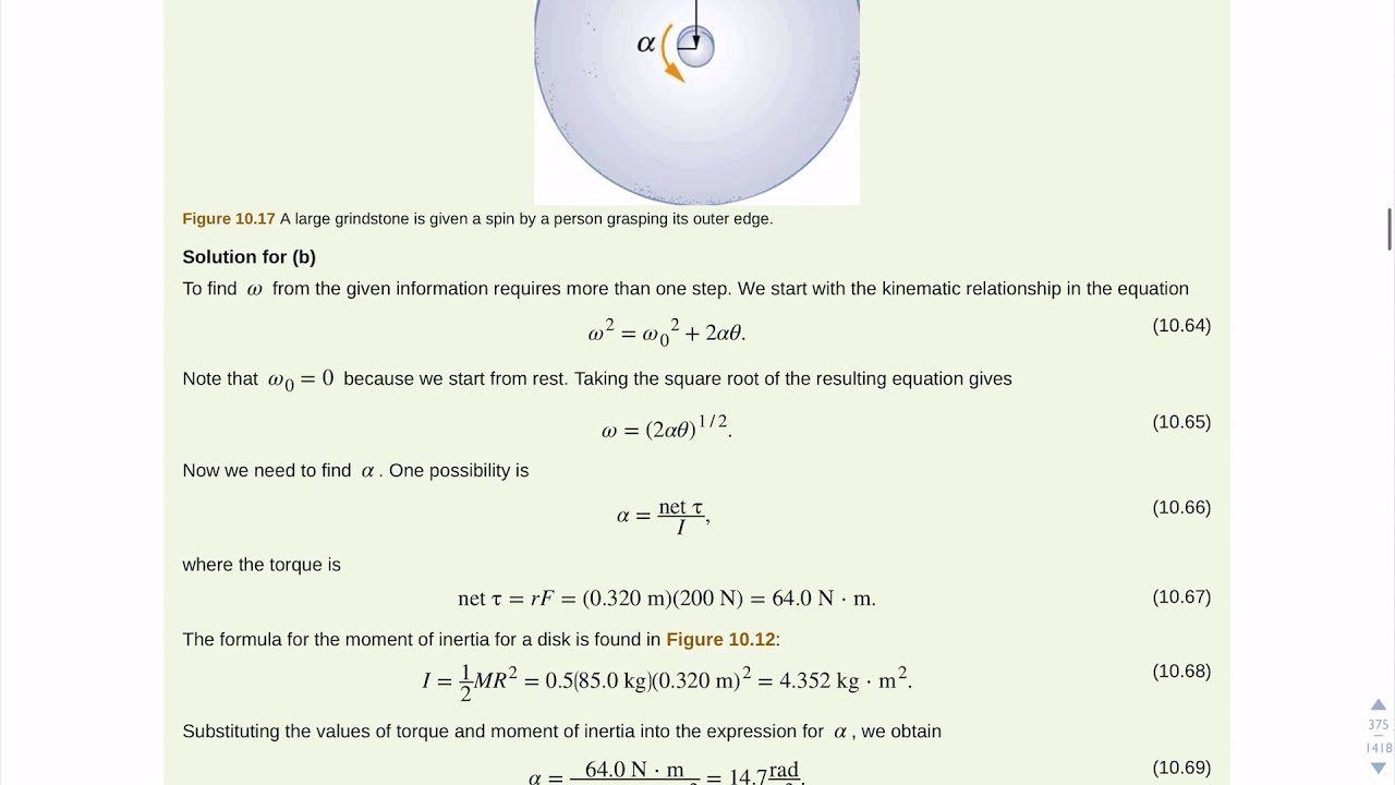 Openstax College Physics Chapter 10