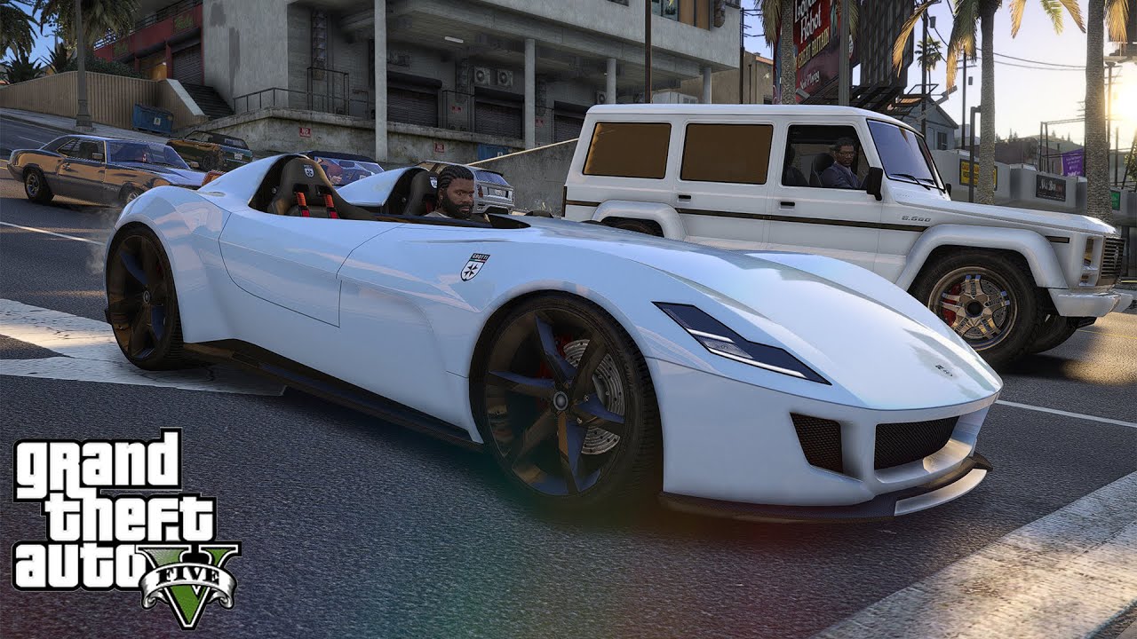 GTA 5 - POV Drive in Traffic | Grotti Speedster (Ferrari Monza SP2)