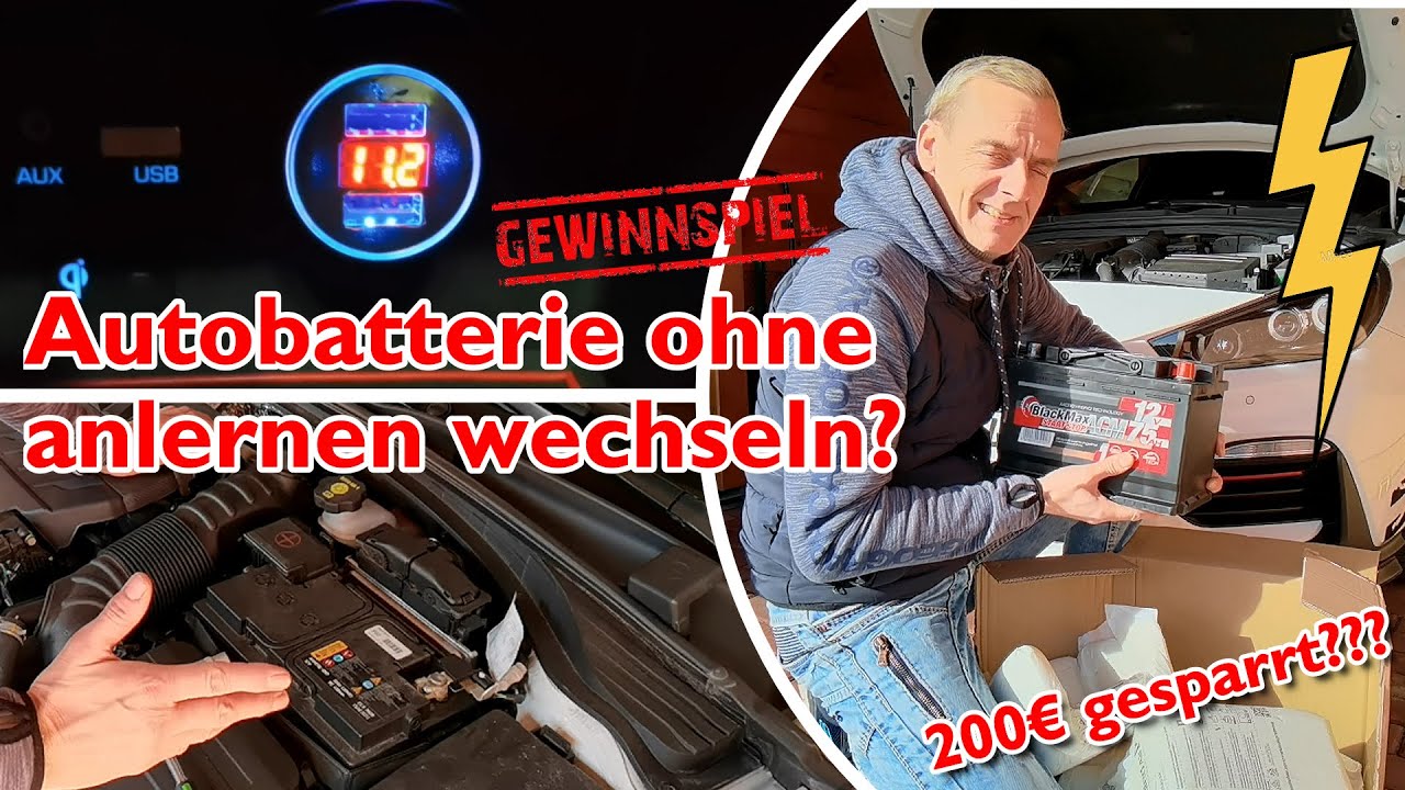 Hyundai i30N Performance - Start Stopp Batterie Wechsel erklärt, Einbau und Anlernen. Gewinnspiel !!