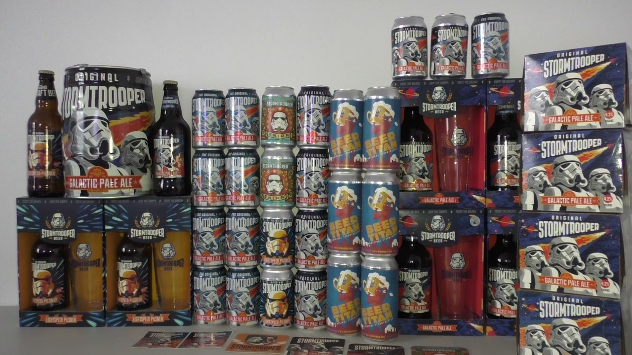 MY ORIGINAL STORMTROOPER BEER COLLECTION SO FAR