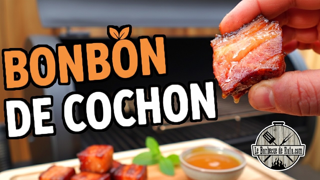 Peach Tea Pork Belly Burnt Ends : La recette SECRÈTE d'Interstellar BBQ qui rend ACCRO 😱🔥🍑 #bbq