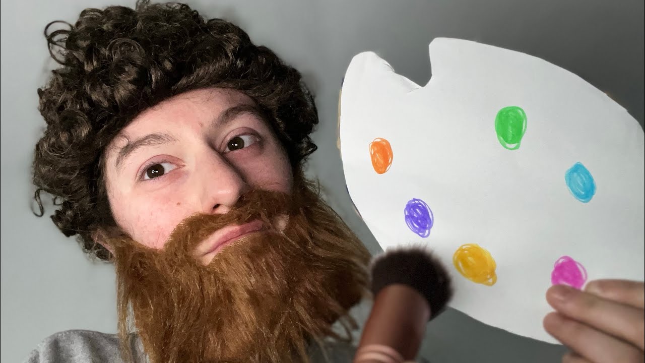 ASMR| Bob Ross Spit Paints You! 🎨👨🏻‍🎨🖼️