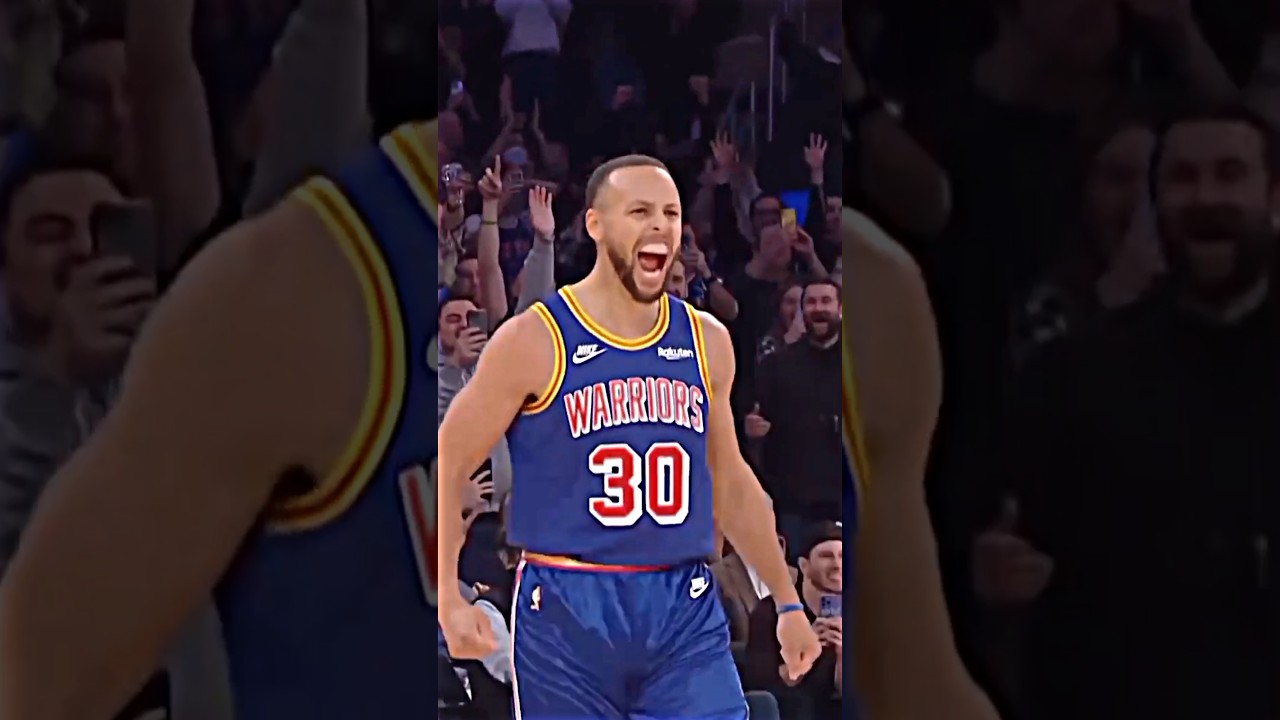 when Steph curry passed ray Allen 3 point record 🔥&hearts;️ #shorts