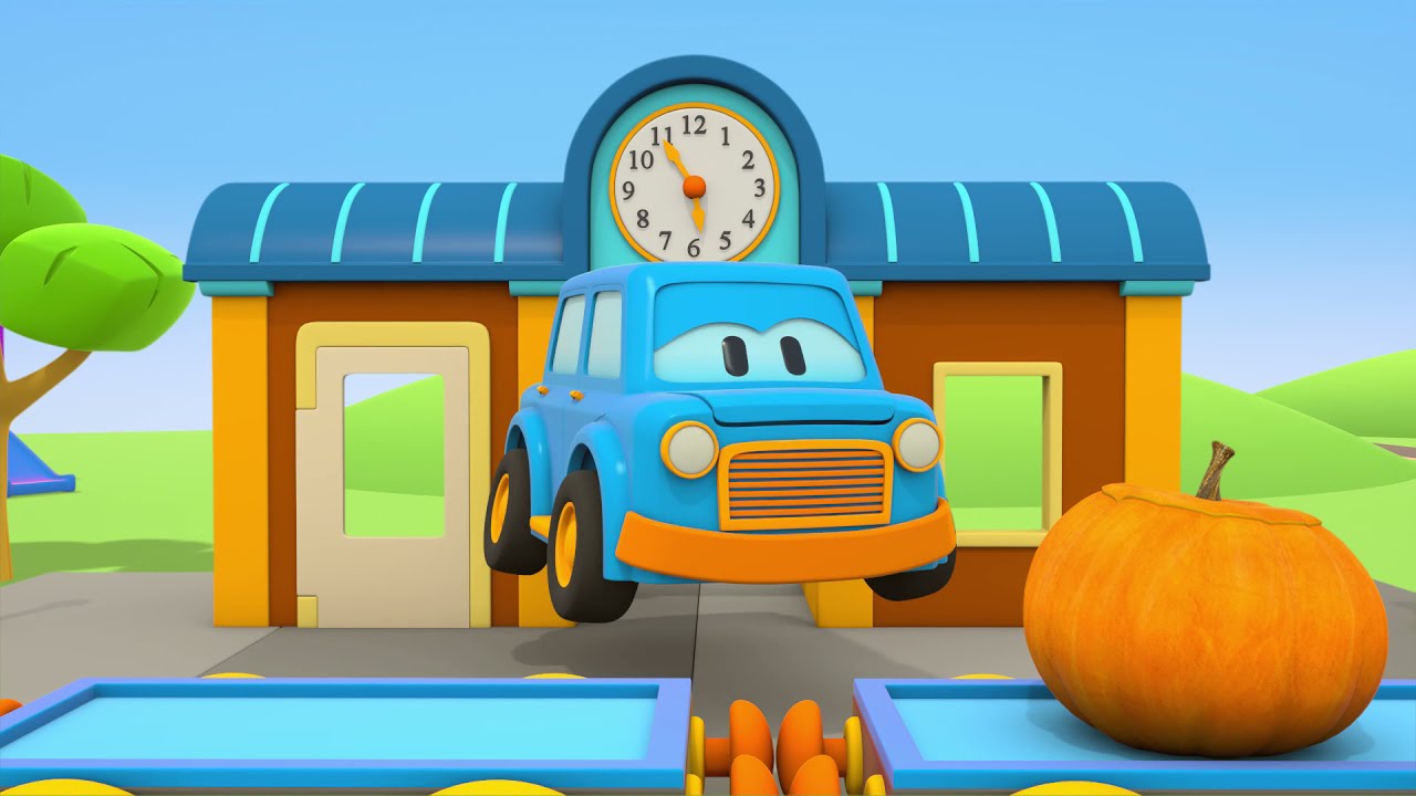 Car cartoons for kids & Street vehicles - Toy trains for kids, big trucks & cars for kids