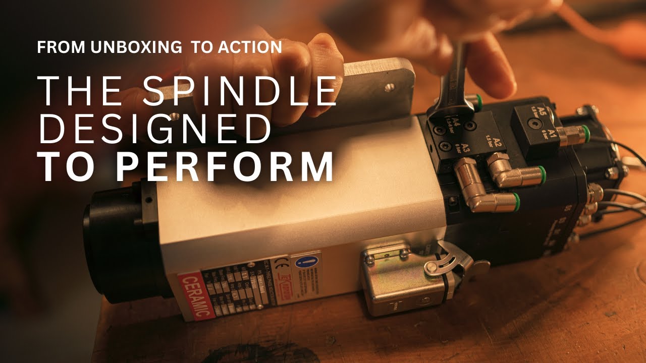 ATC41 - ISO20 Electrospindle for CNC & Robotics - Compact Power & Unrivaled Precision