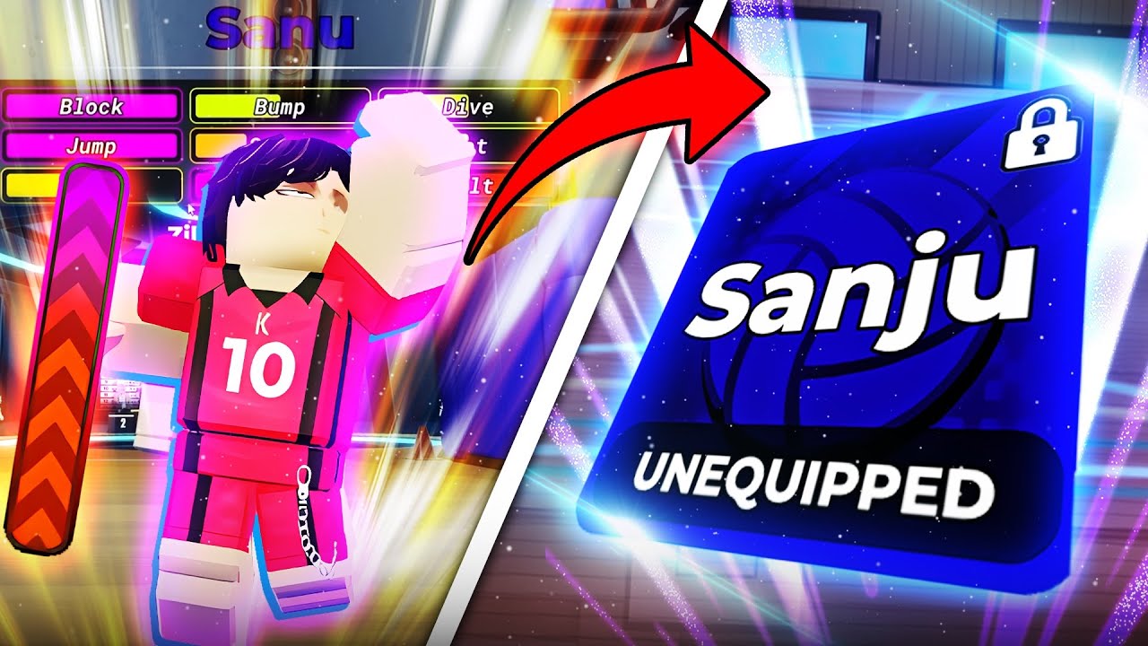 I Spent 1000 Hours Mastering SANJU in Volleyball Legends