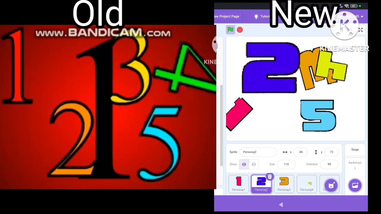 Numbers band 1 old vs Numbers band 1 new
