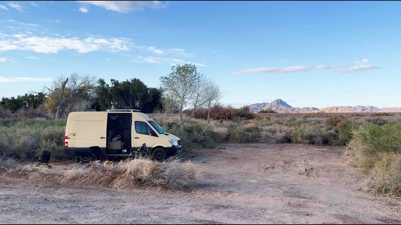 Camping on the Colorado River | California Desert Van Life