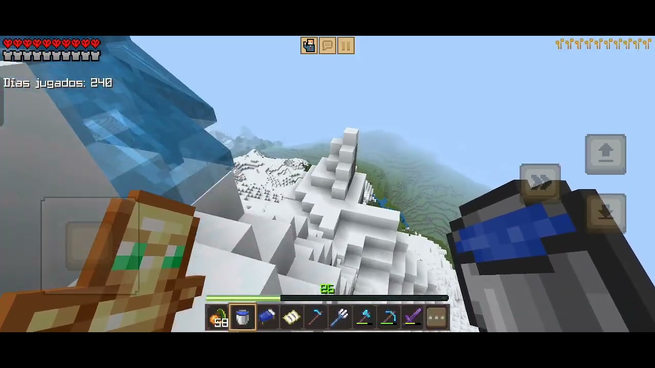 crafting and building gameplay 393. (dia 240 a 241). (muerte permanente).