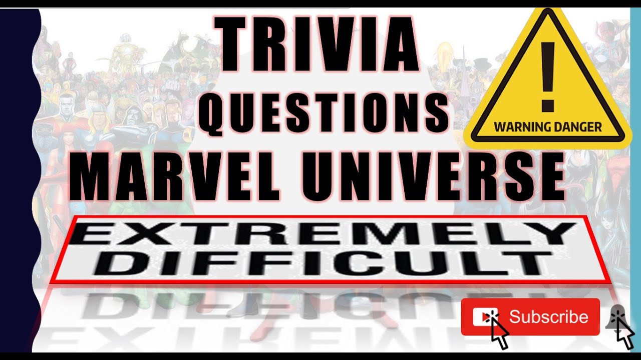 15 EXTREMELY DIFFICULT Marvel (MCU Universe) Trivia Questions
