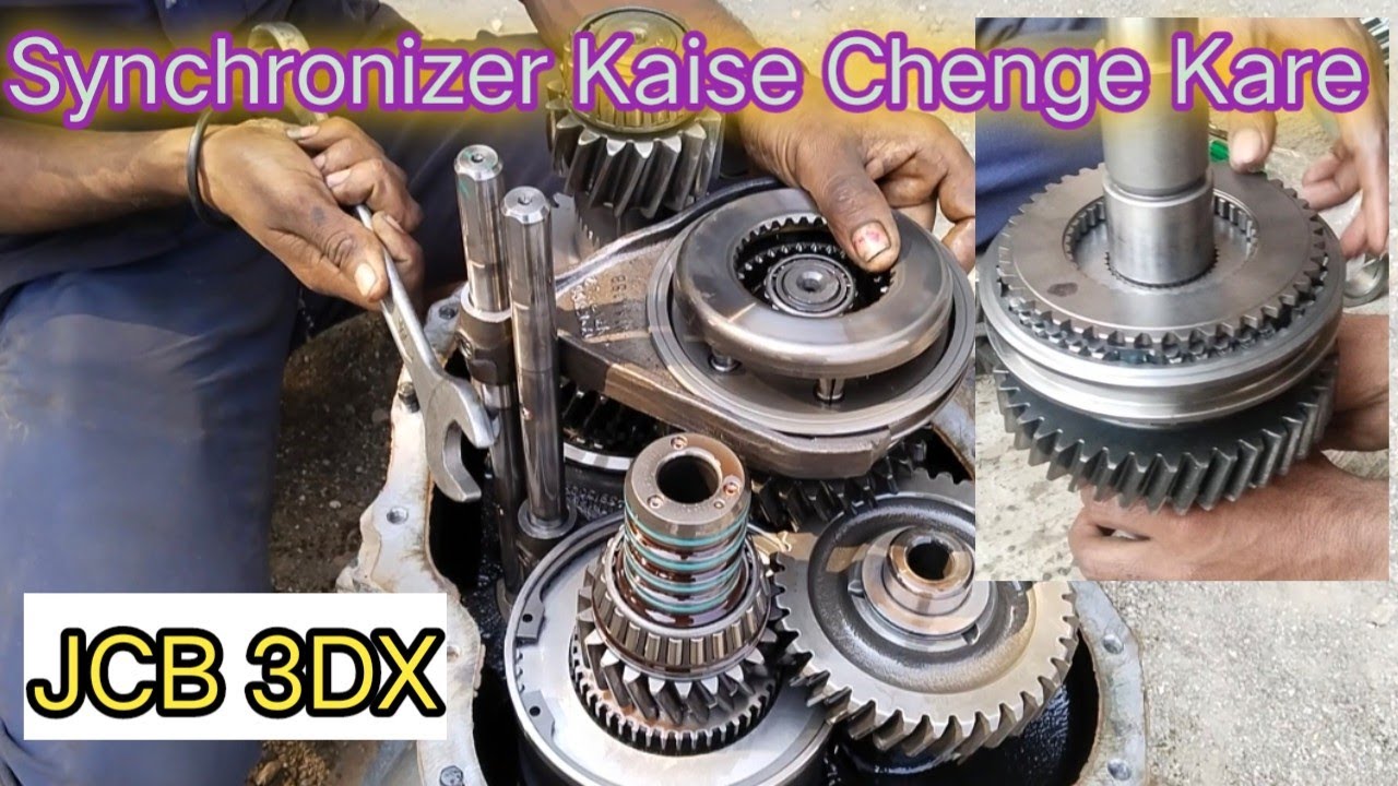 JCB 3DX Transmission Synchronizer Kaise Chenge Kare