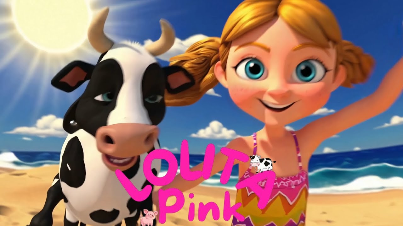 Lolita Pink and Friends Beach Adventure 🌈🏖️ | Fun Beach Song for Kids | Singy Songy 🎶