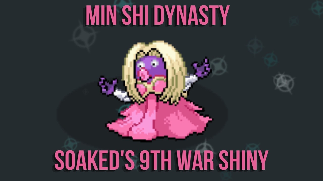 PokeMMO Shiny Wars 2026 - Min Shi Dynasty - 9th war shiny - Almost lost this one!