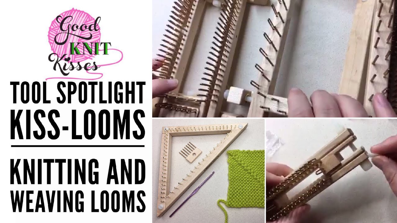 GKK Kiss Loom Product Review.  Handmade, adjustable gauge knitting looms and so much more!