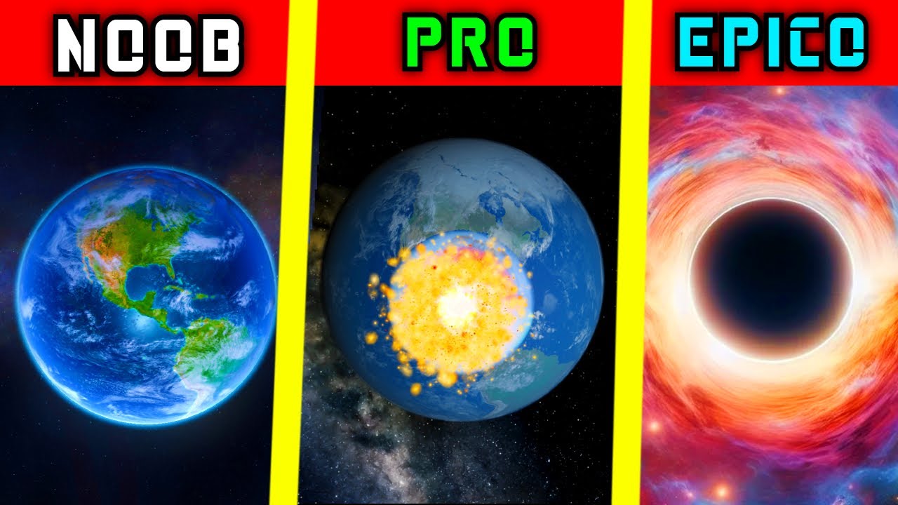 DESTRUYO la TIERRA de forma NO muy realista 🤣​