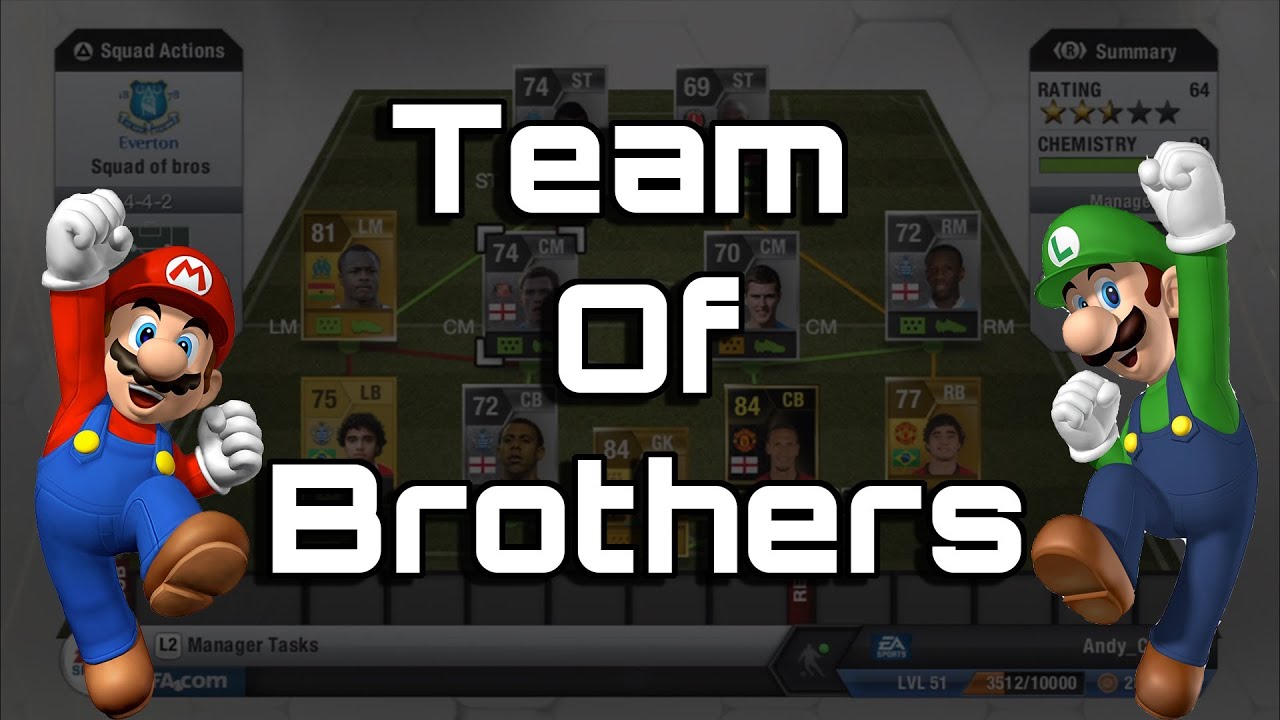 Fifa 13 - A Team Of Brothers - With 99 Chemistry