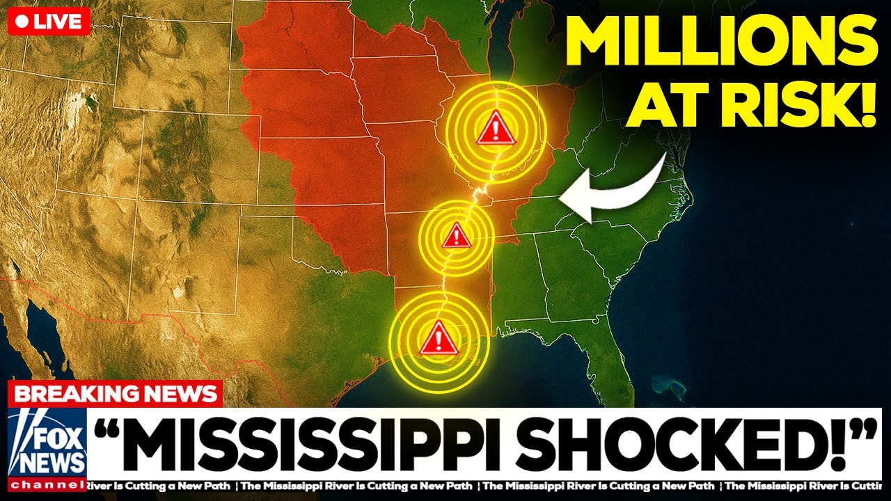 Река Миссисипи прокладывает новый путь &mdash; ученые в ужасе!