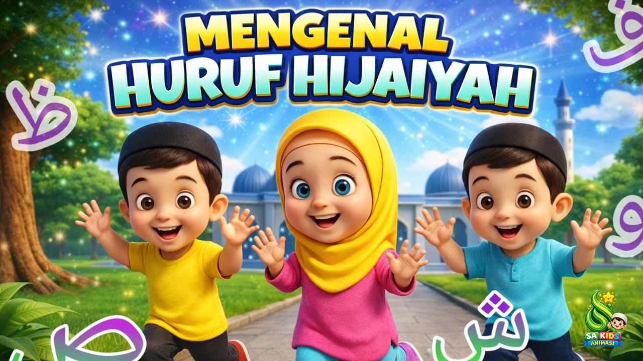 Lagu Anak Islami | Mengenal Huruf Hijaiyah | Lagu Anak Anak 