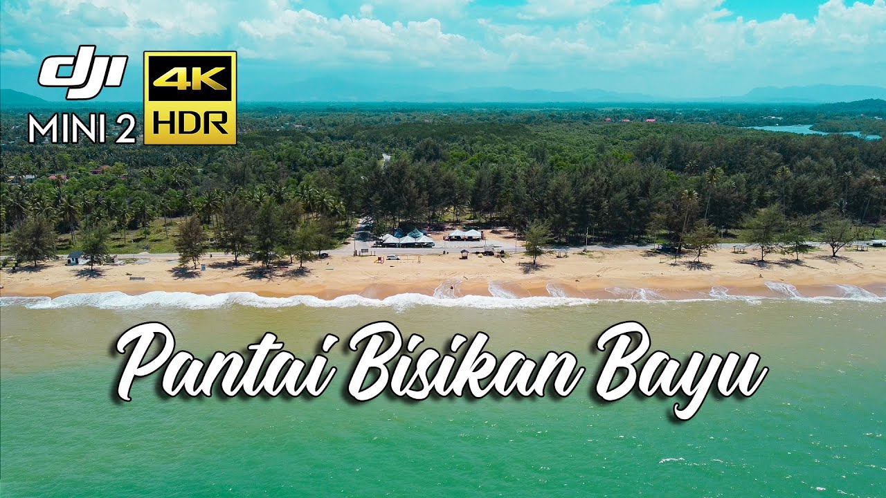 PANTAI BISIKAN BAYU PASIR PUTEH KELANTAN | 4K AERIAL FOOTAGE CINEMATIC DRONE VIEW SHOT ON DJI MINI 2