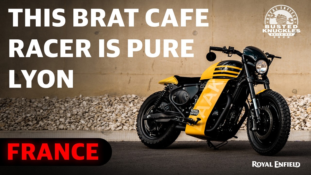 Грубая элегантность Лиона | Brat Caf&eacute; от KS Motorcycles | European Busted Knuckles Build-Off 2026