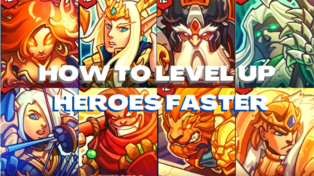 3 WAYS to LEVEL UP ↑ HEROES faster than speed of light ( I guess)