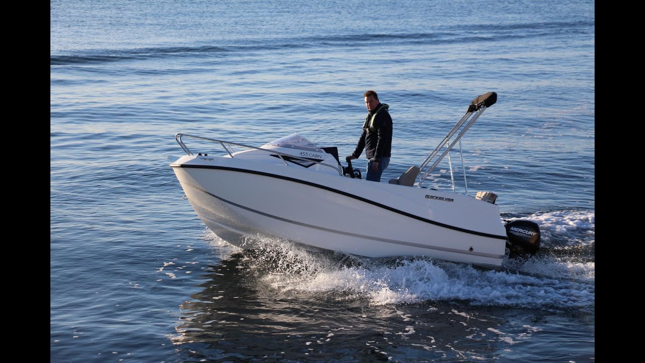 Quicksilver Activ 455 Cabin mit Mercury F 15 EL 15 PS Führerscheinfrei