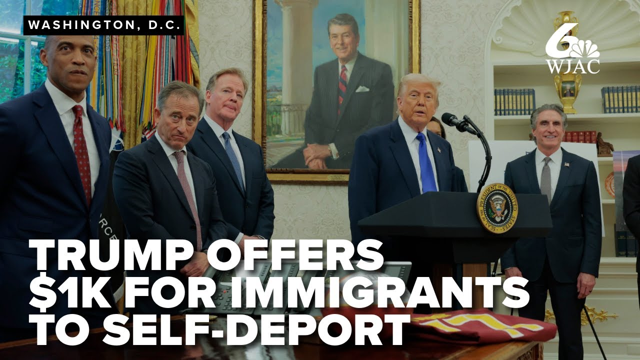 Trump speaks on $1,000 stipend for immigrants to 