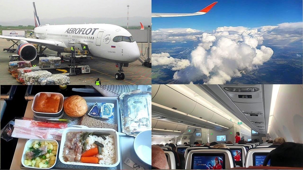 Airbus A350-900 | Аэрофлот | Перелëт Москва - Владивосток