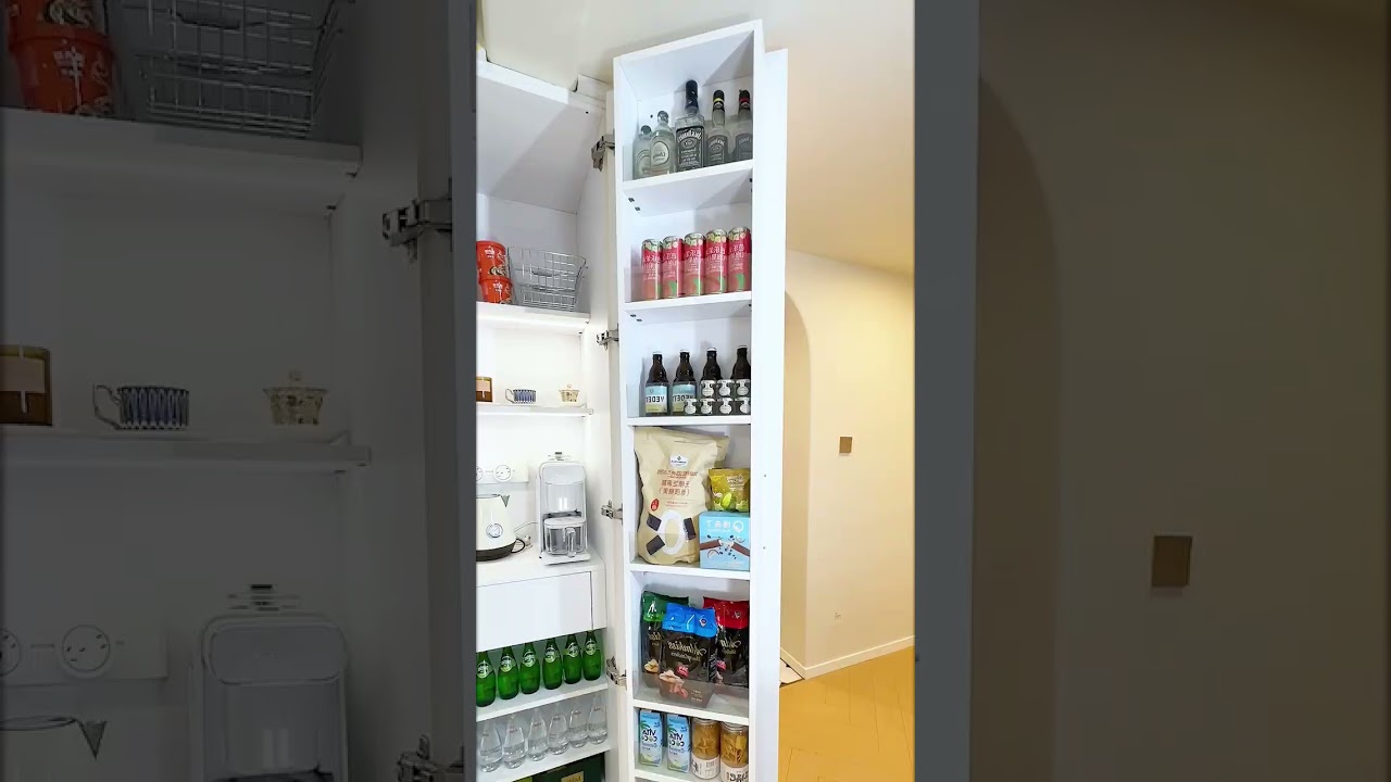 Fridge-Style Storage Cabinet: Maximize Your Home Storage Space #homestorage  #organizationtips