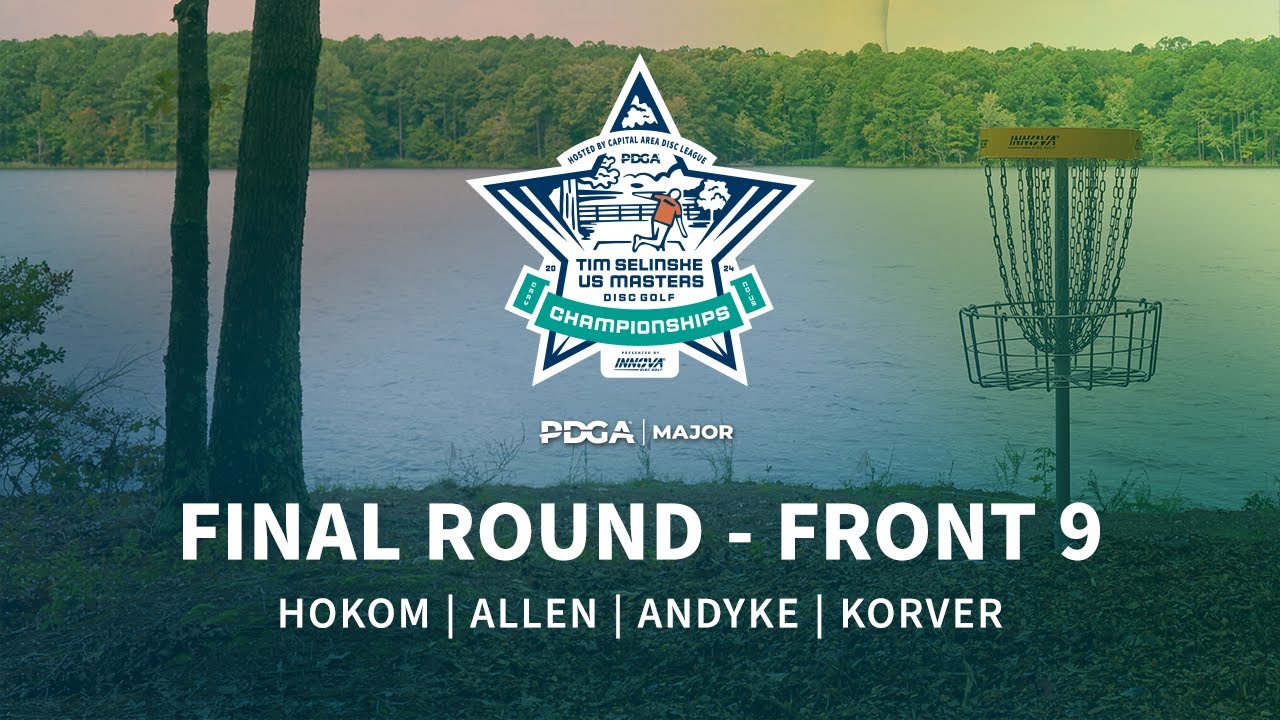 2024 PDGA Tim Selinske US Masters Disc Golf Championships | R4F9 | Hokom, Allen, AnDyke, Korver