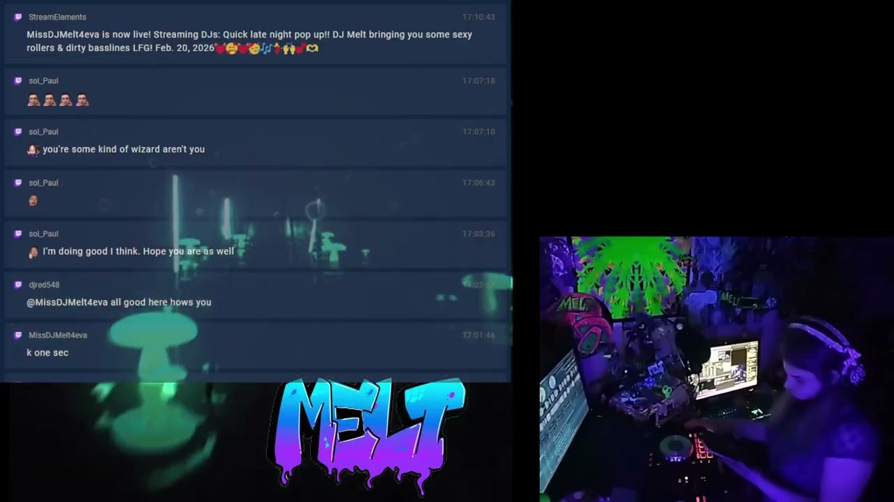 DJ MelT (Missdjmelt4eva) Feb. 20, 2026 #dnb#drumandbass #jungle #femaledj #junglednb #DJ #rave #dnb