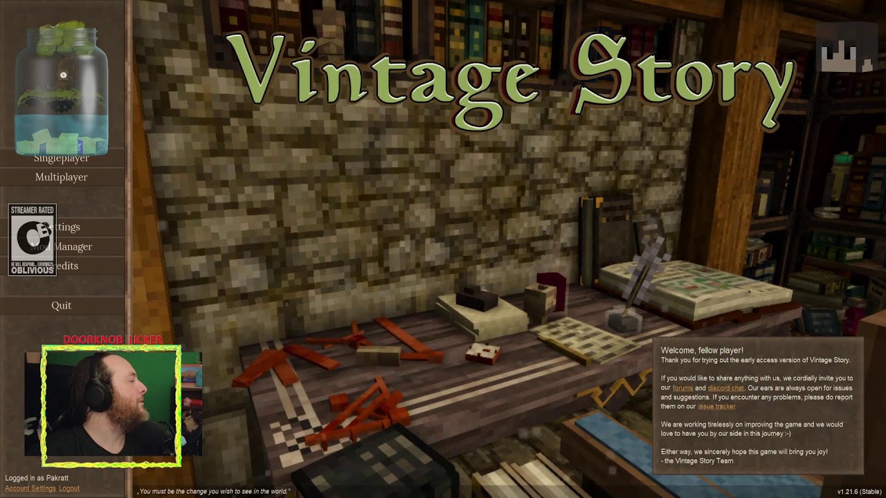 TFCish TUESDAY! Vintage Story ALL DAY! '25 week 09