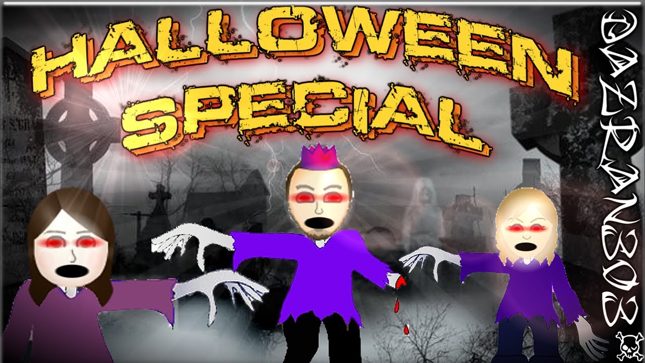 Let's Play Wii Party - Ep.23 | Halloweeen Special | Zombie Tag With Ghost Story
