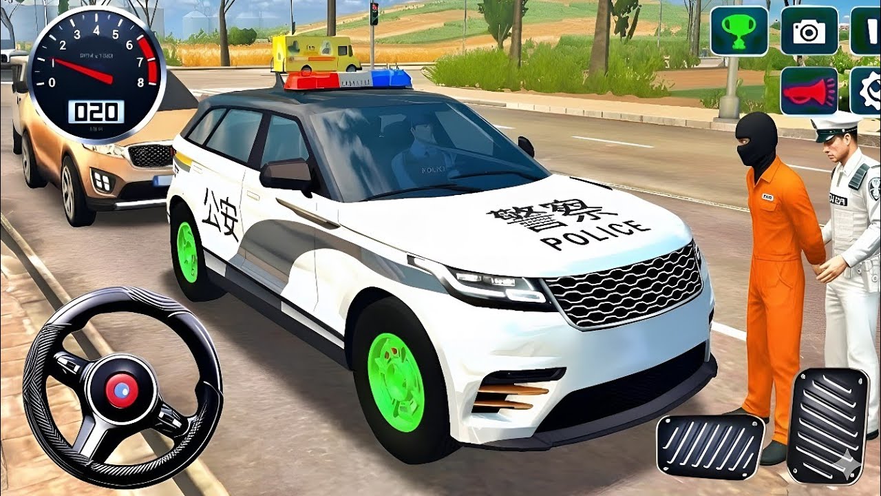 Police Car Chase Simulator 3D  Police Game 🚓 – Real City Cop Pursuit Gameplay #Android #Gaming