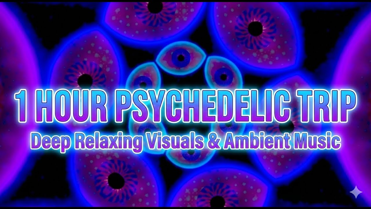 Trippy Kaleidoscope (Hypnotic Visuals for Deep Sleep & Study)