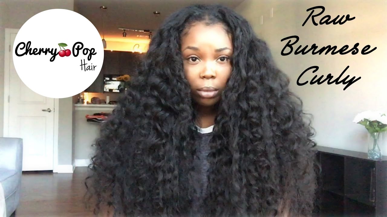 RAW BURMESE CURLY | Cherry Pop Hair