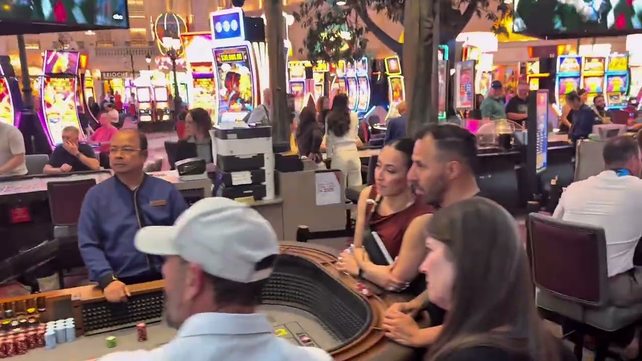 Last Night — I walked though the Paris Hotel and Casino in Las Vegas