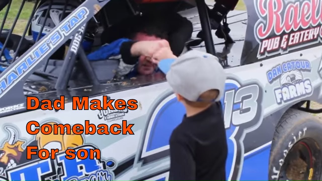 Victory Lap: Racer with cancer drives for son.