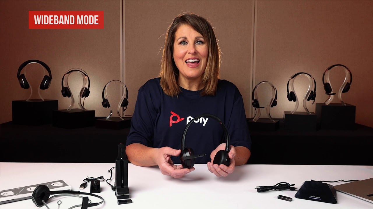 Poly Savi 8200 UC Wireless Headsets for Computers