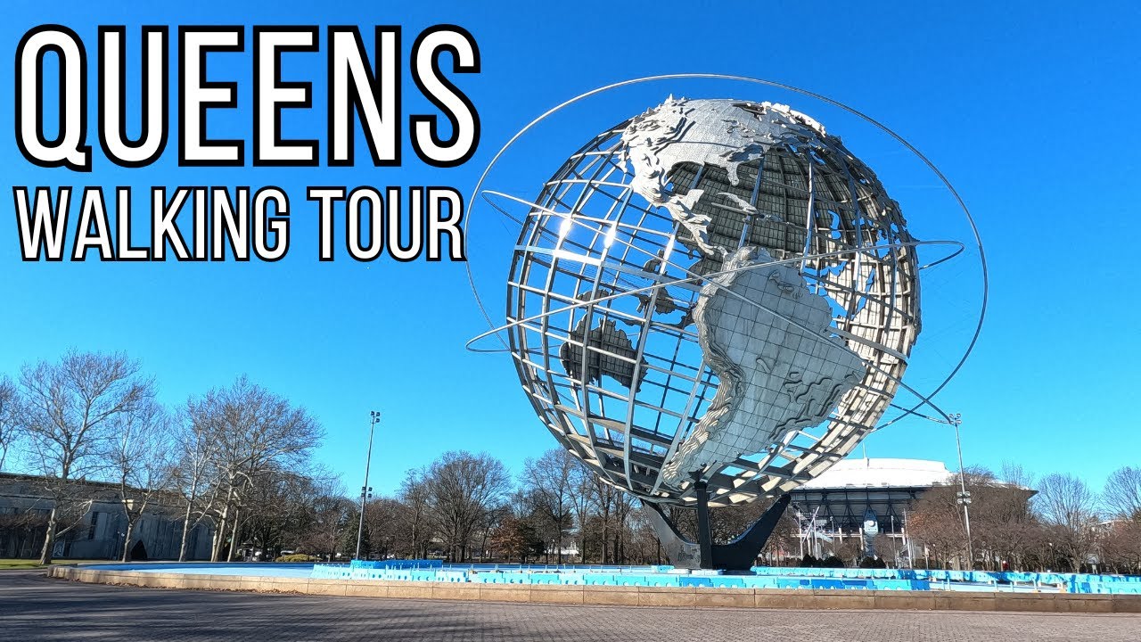 New York City walking tour - Corona Park Queens New York walk