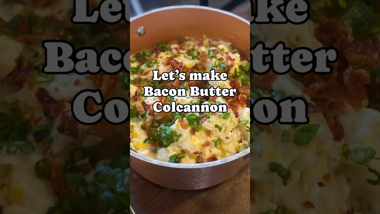 Bacon Butter Colcannon as inspired by Bobby Flays recipe. #dinner #dinnerideas #potatoes #bacon